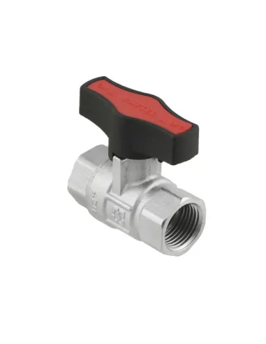 Кран кульовий прямий Raftec GRDV011 1/2 дюйма, внутрішнє різьблення, метелик, латунний