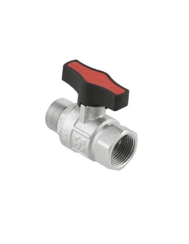 Кран шаровой прямой Raftec GRDV02 3/4 дюйма, наружная резьба, бабочка, латунный