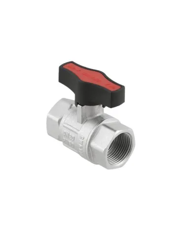 Кран шаровой прямой Raftec GRDV021 3/4 дюйма, внутренняя резьба, бабочка, латунный