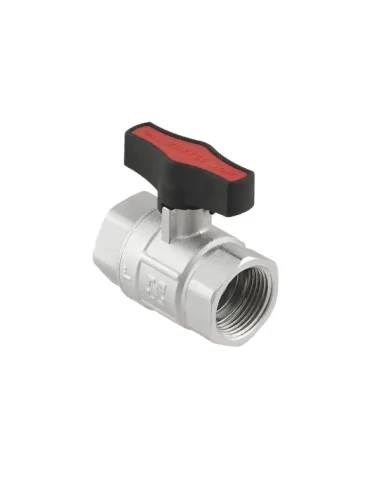 Кран шаровой прямой Raftec GRDV031 1 дюйм, внутренняя резьба, бабочка, латунный