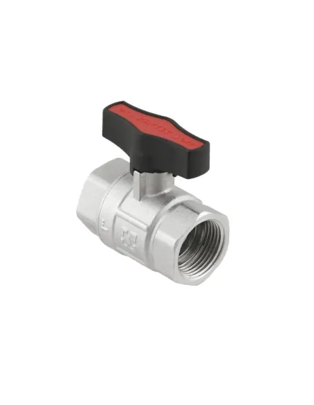 Кран шаровой прямой Raftec GRDV031 1 дюйм, внутренняя резьба, бабочка, латунный