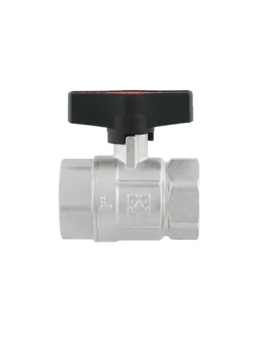 Кран кульовий прямий Raftec GRDV031 1 дюйм, внутрішнє різьблення, метелик, латунний