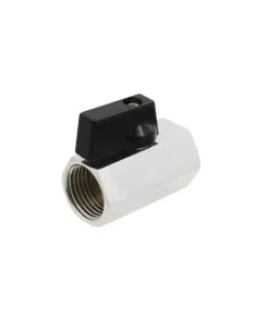 Кран шаровой прямой Raftec RVHSF01 1/2 дюйма ВВ, мини, полубабочка, латунный