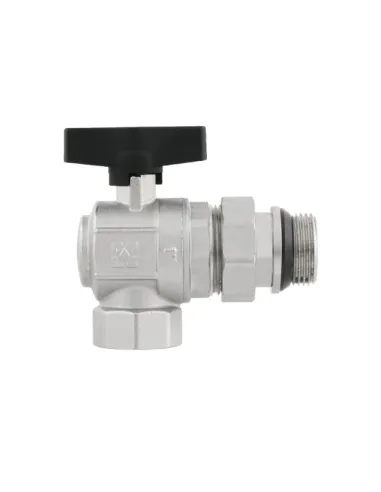 Кран кульовий Raftec GRDA03 1 дюйм, з американкою, зовнішнє різьблення, метелик, латунний