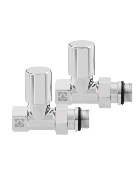 Приладовий кран прямий Raftec RV-7012 1/2х1/2 дюйми, вентильний, кругла ручка, 2 шт.