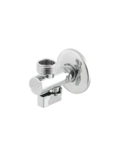 Приборный кран угловой Raftec KFH0101 1/2х1/2 дюйма, с керамическим запорным элементом, с фильтром