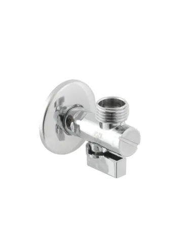 Приборный кран угловой Raftec KFH0101 1/2х1/2 дюйма, с керамическим запорным элементом, с фильтром