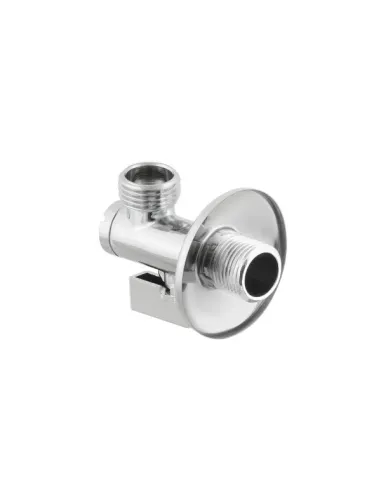 Приладовий кран кутовий Raftec KFH0101 1/2х1/2 дюйма, з керамічним запірним елементом, з фільтром