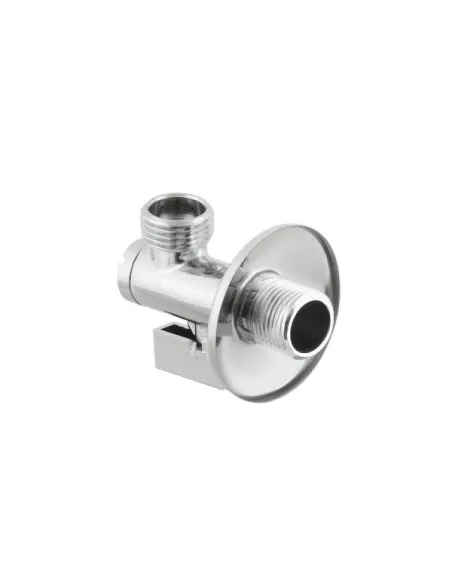 Приборный кран угловой Raftec KFH0101 1/2х1/2 дюйма, с керамическим запорным элементом, с фильтром