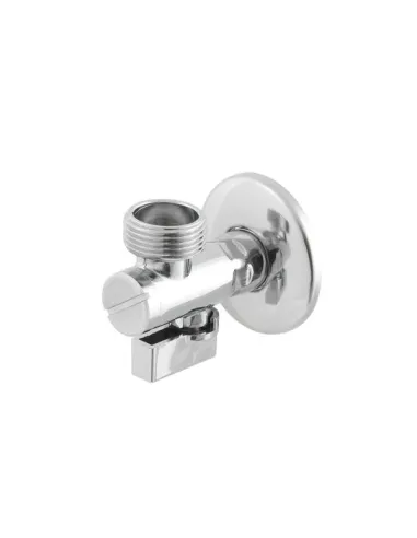 Приладовий кран кутовий Raftec KFH0102 1/2х3/4 дюйми, з керамічним запірним елементом, з фільтром