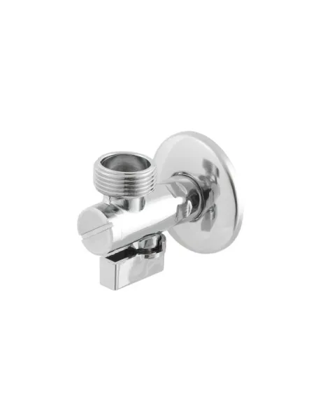 Приладовий кран кутовий Raftec KFH0102 1/2х3/4 дюйми, з керамічним запірним елементом, з фільтром