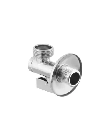 Приладовий кран кутовий Raftec KFH0102 1/2х3/4 дюйми, з керамічним запірним елементом, з фільтром