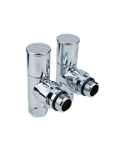 Приборный кран угловой Raftec RV-2034 1/2х3/4 дюйма, вентильный, круглая ручка, 2 шт