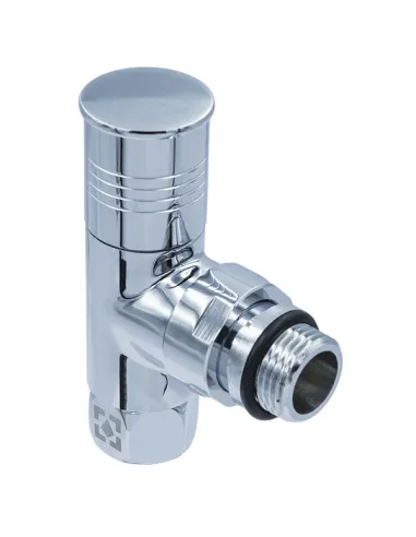 Приборный кран угловой Raftec RV-2034 1/2х3/4 дюйма, вентильный, круглая ручка, 2 шт