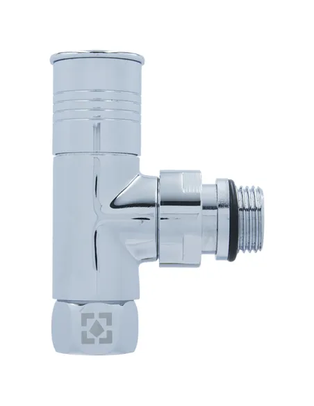 Приборный кран угловой Raftec RV-2034 1/2х3/4 дюйма, вентильный, круглая ручка, 2 шт