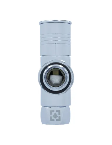 Приборный кран угловой Raftec RV-2034 1/2х3/4 дюйма, вентильный, круглая ручка, 2 шт