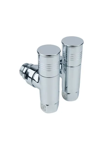 Приладовий кран кутовий Raftec RV-2034 1/2х3/4 дюйми, вентильний, кругла ручка, 2 шт.