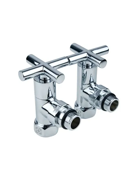 Приладовий кран кутовий Raftec RV-3034 1/2х3/4 дюйми, вентильний, 2 шт.