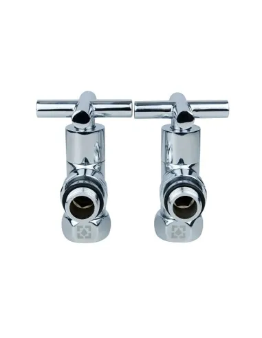 Приборный кран угловой Raftec RV-3034 1/2х3/4 дюйма, вентильный, 2 шт