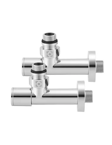 Приборный кран угловой Raftec RV-4012 1/2х1/2 дюйма, вентильный, 2 шт