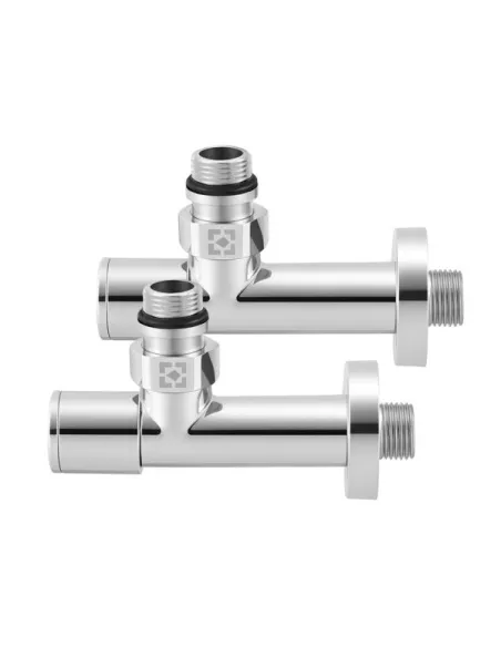 Приладовий кран кутовий Raftec RV-4012 1/2х1/2 дюйми, вентильний, 2 шт.