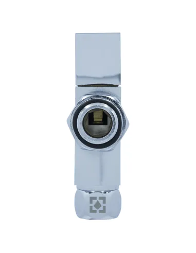 Приладовий кран кутовий Raftec RV-5012 1/2х1/2 дюйми, вентильний, квадратна ручка, 2 шт.