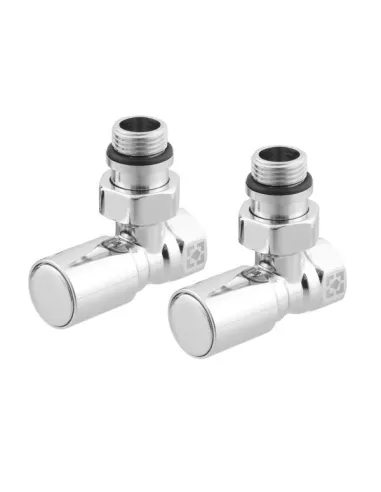 Приладовий кран кутовий Raftec RV-6012 1/2х1/2 дюйми, вентильний, 2 шт.