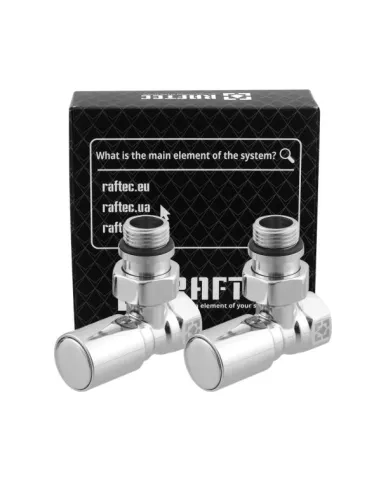 Приборный кран угловой Raftec RV-6012 1/2х1/2 дюйма, вентильный, 2 шт