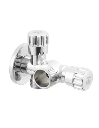 Приборный кран угловой Raftec VBE010101 1/2х1/2х1/2 дюйма, вентильный