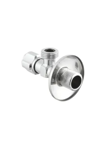 Приборный кран угловой Raftec VFE0101 1/2х1/2 дюйма, с вентильным запорным элементом