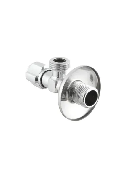 Приборный кран угловой Raftec VFE0101 1/2х1/2 дюйма, с вентильным запорным элементом