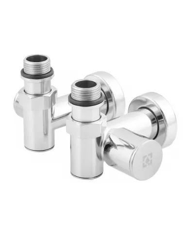 Приборный кран угловой под ТЭН Raftec RV-8012 1/2х1/2 дюйма, вентильный, с накидной гайкой