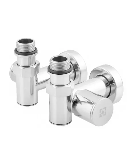 Приладовий кран кутовий під ТЕН Raftec RV-8012 1/2х1/2 дюйми, вентильний, з накидною гайкою