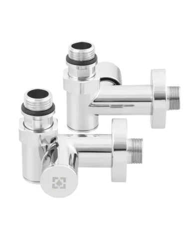 Приладовий кран кутовий під ТЕН Raftec RV-8012 1/2х1/2 дюйми, вентильний, з накидною гайкою