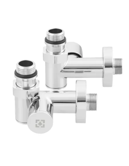 Приборный кран угловой под ТЭН Raftec RV-8012 1/2х1/2 дюйма, вентильный, с накидной гайкой