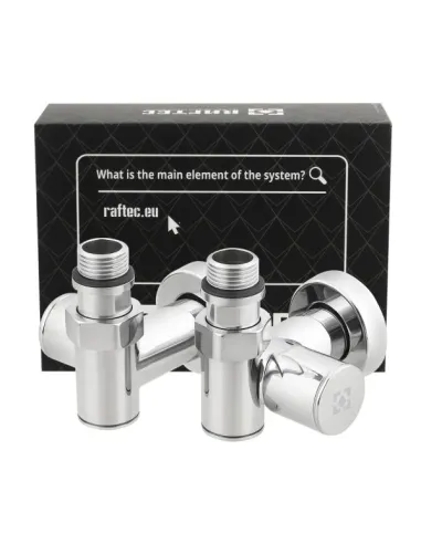 Приладовий кран кутовий під ТЕН Raftec RV-8012 1/2х1/2 дюйми, вентильний, з накидною гайкою