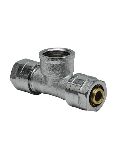 Тройник Raftec РВ 16х1/2х16 мм, для металлопластиковых труб