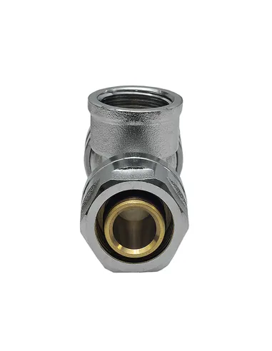 Трійник Raftec РВ 20х1/2х20 мм, для металопластикових труб