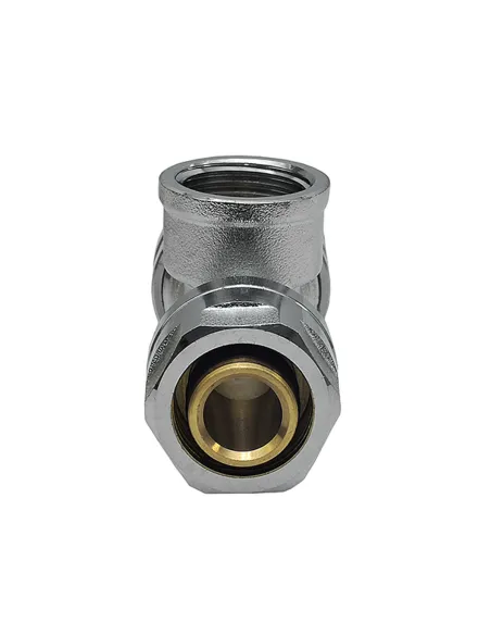 Трійник Raftec РВ 20х1/2х20 мм, для металопластикових труб