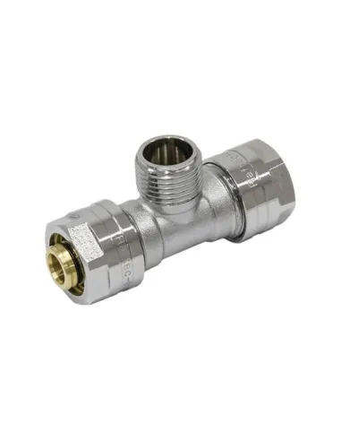 Трійник Raftec РН 16х1/2х16 мм, для металопластикових труб