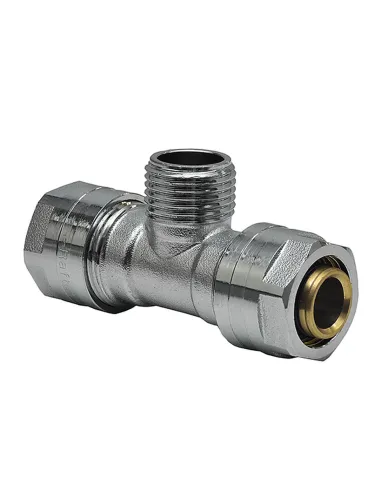 Тройник Raftec РН 20х1/2х20 мм, для металлопластиковых труб