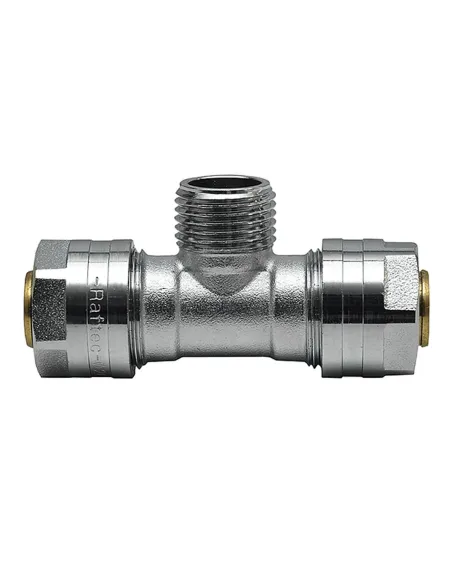 Трійник Raftec РН 20х1/2х20 мм, для металопластикових труб