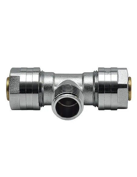 Трійник Raftec РН 20х1/2х20 мм, для металопластикових труб