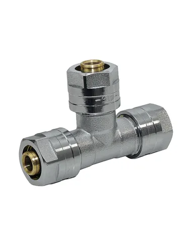 Трійник Raftec 16х16х16 мм, для металопластикових труб