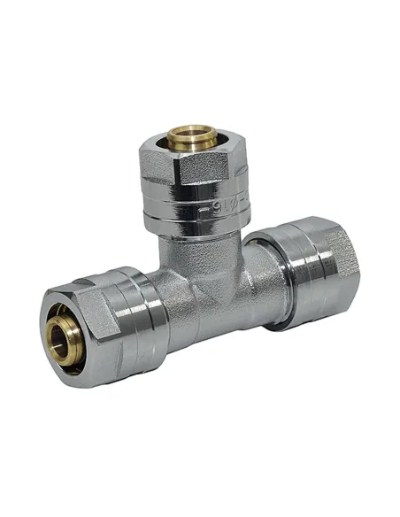 Трійник Raftec 16х16х16 мм, для металопластикових труб