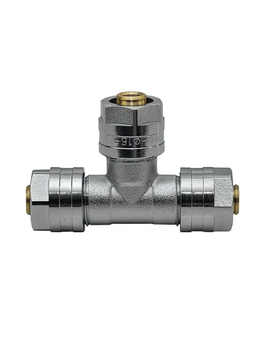 Тройник Raftec 16х16х16 мм, для металлопластиковых труб