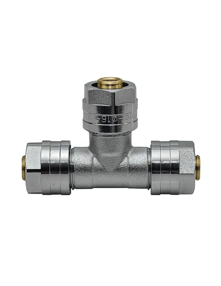 Трійник Raftec 16х16х16 мм, для металопластикових труб