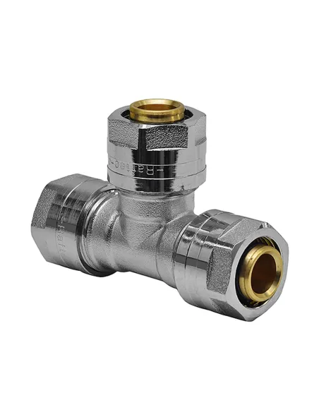 Тройник Raftec 20х20х20 мм, для металлопластиковых труб