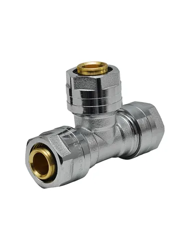 Тройник Raftec 20х20х20 мм, для металлопластиковых труб