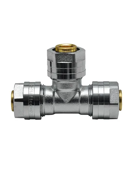 Трійник Raftec 20х20х20 мм, для металопластикових труб